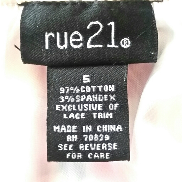 Rue21 Womens Sun Dress Small Strapless puff Skirt - Picture 6 of 7